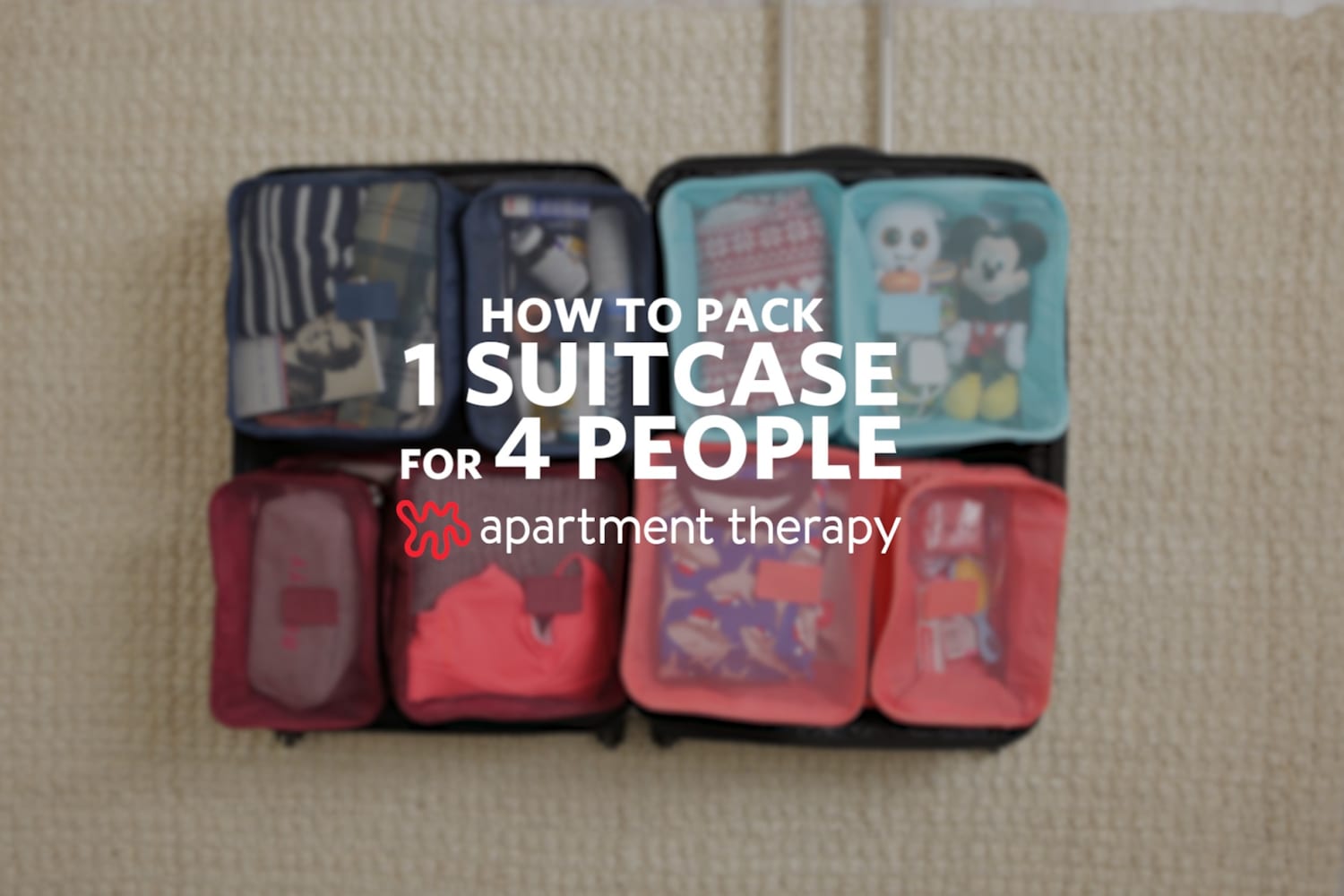 How to Keep the Suitcase Organized When Traveling with Kids Apartment