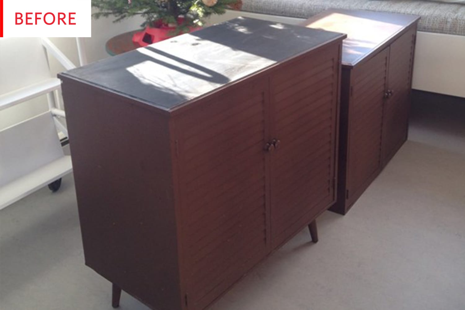 Used Craigslist Furniture Turned Shoe Storage Apartment Therapy