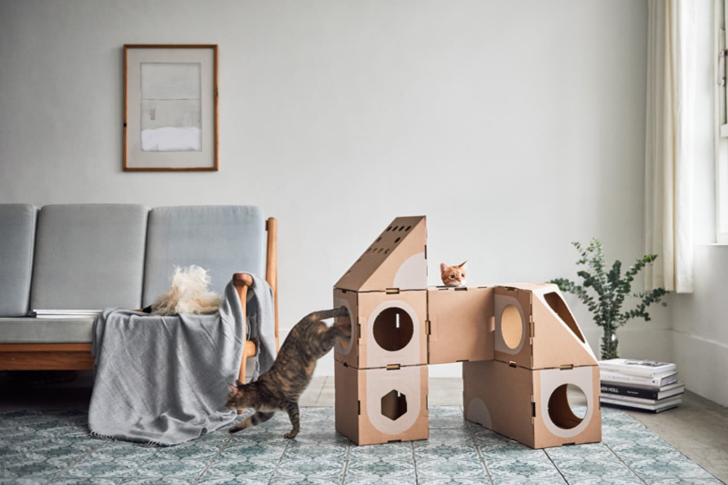Cat tower cardboard shop