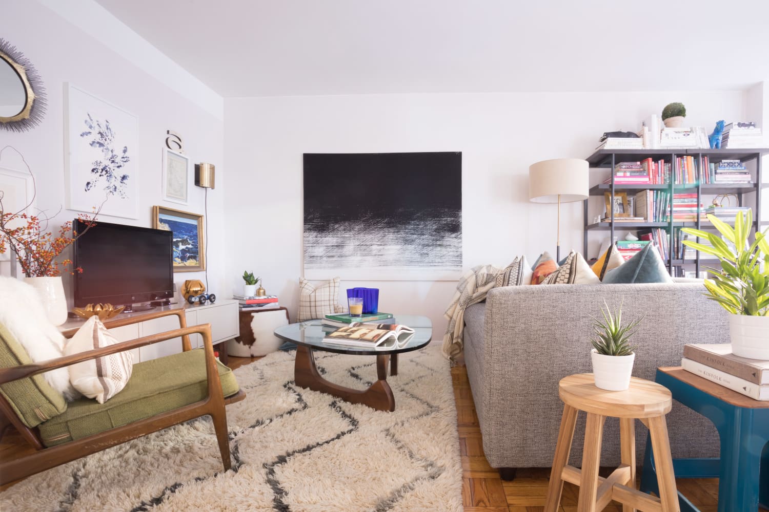 NYC Home Tour: A Mid-Century Modern Eclectic Mix | Apartment Therapy