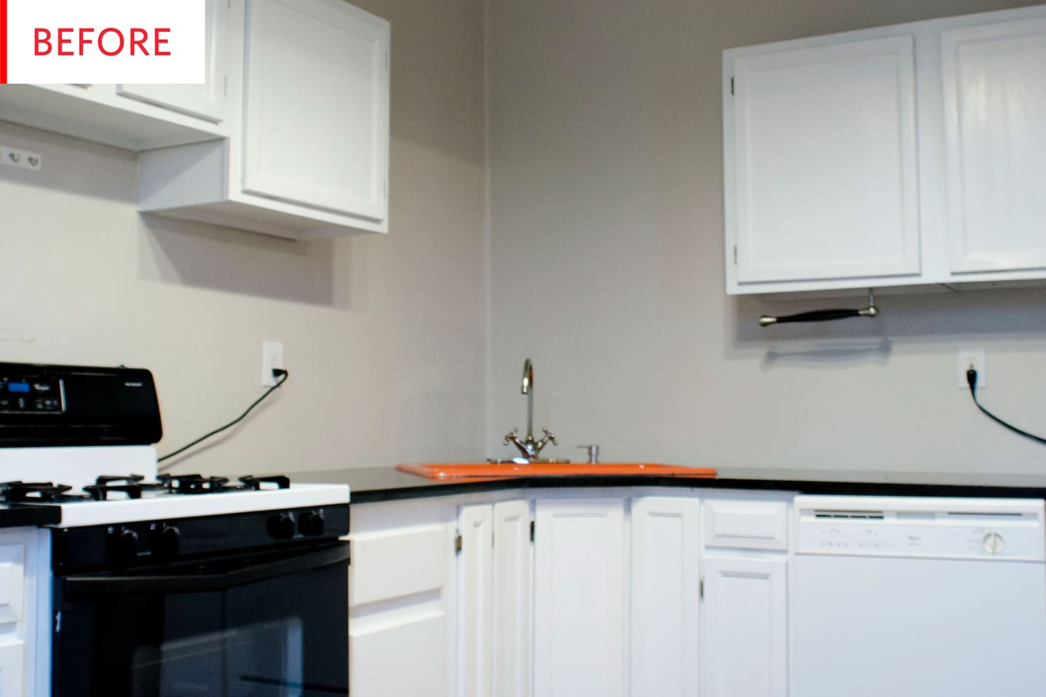 Peel and Stick Tile Backsplash Kitchen Before After Apartment Therapy