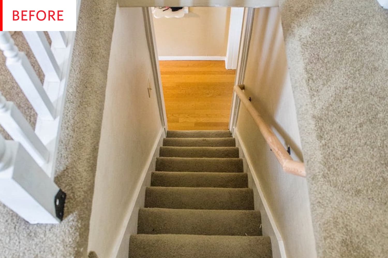 Refinished Hardwood Floor Staircase Before After Photos Apartment Therapy