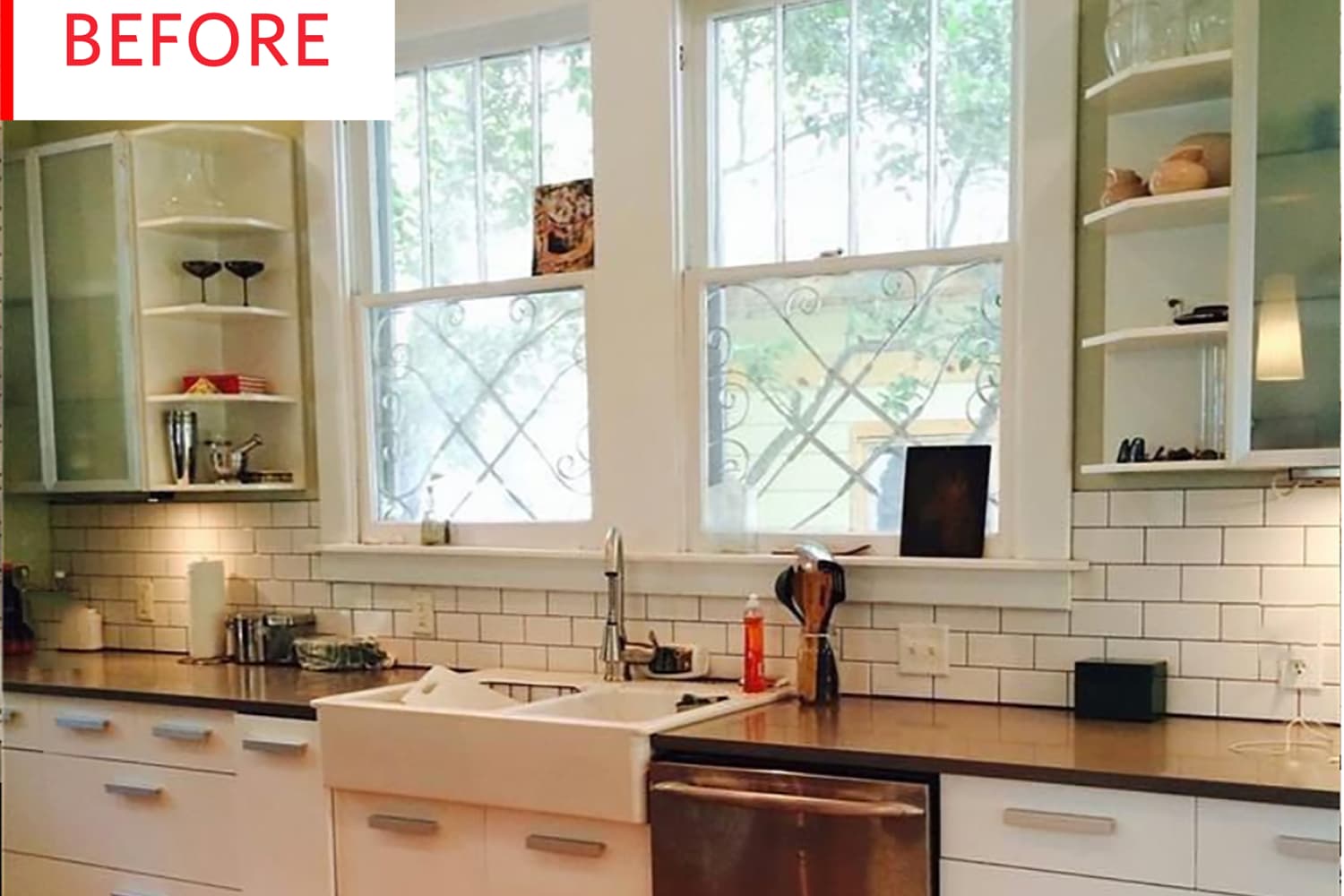 Hexagon Tile Kitchen Backsplash Project Photos | Apartment Therapy