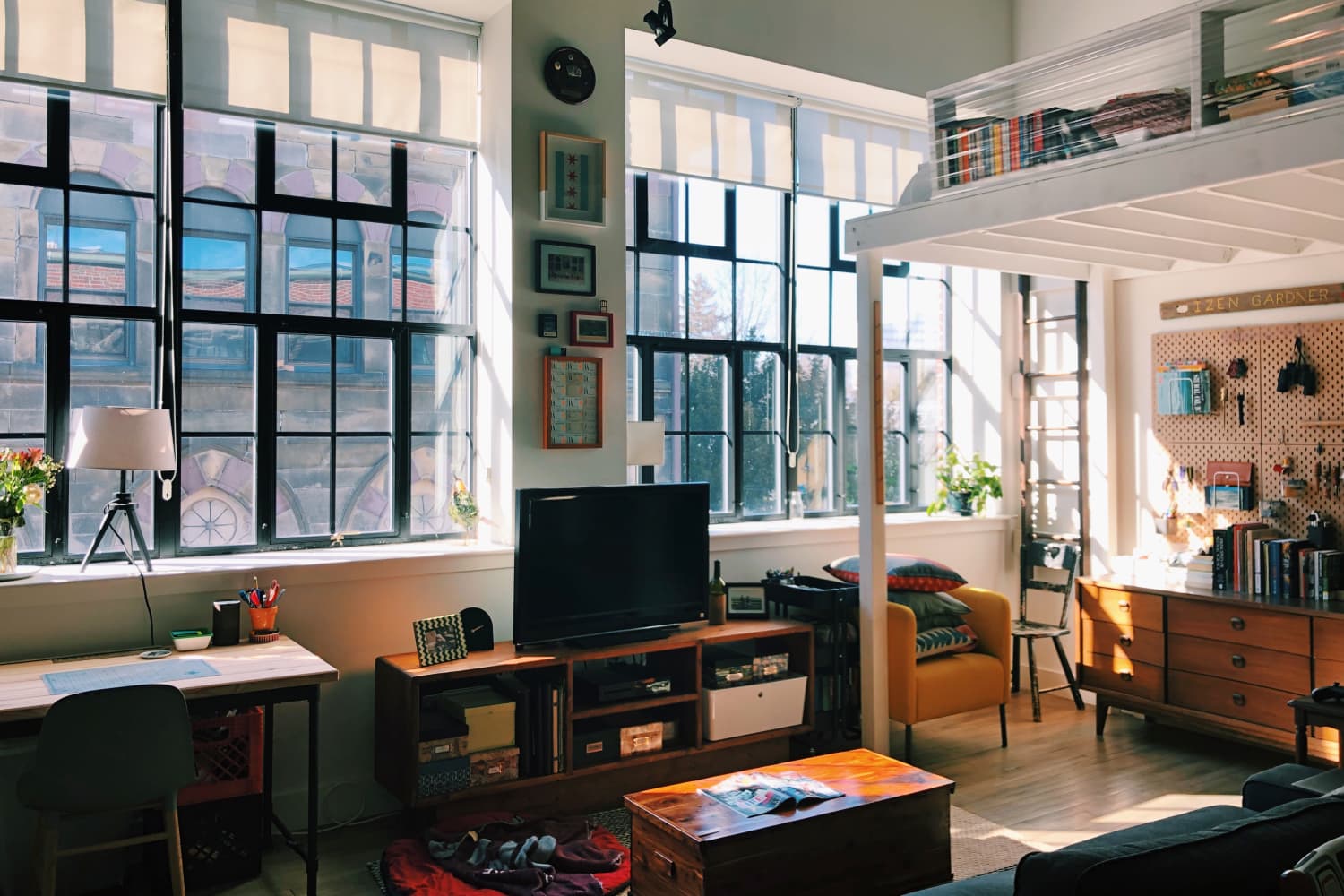 Loft Bedroom Studio Apartment DIY Ideas Apartment Therapy