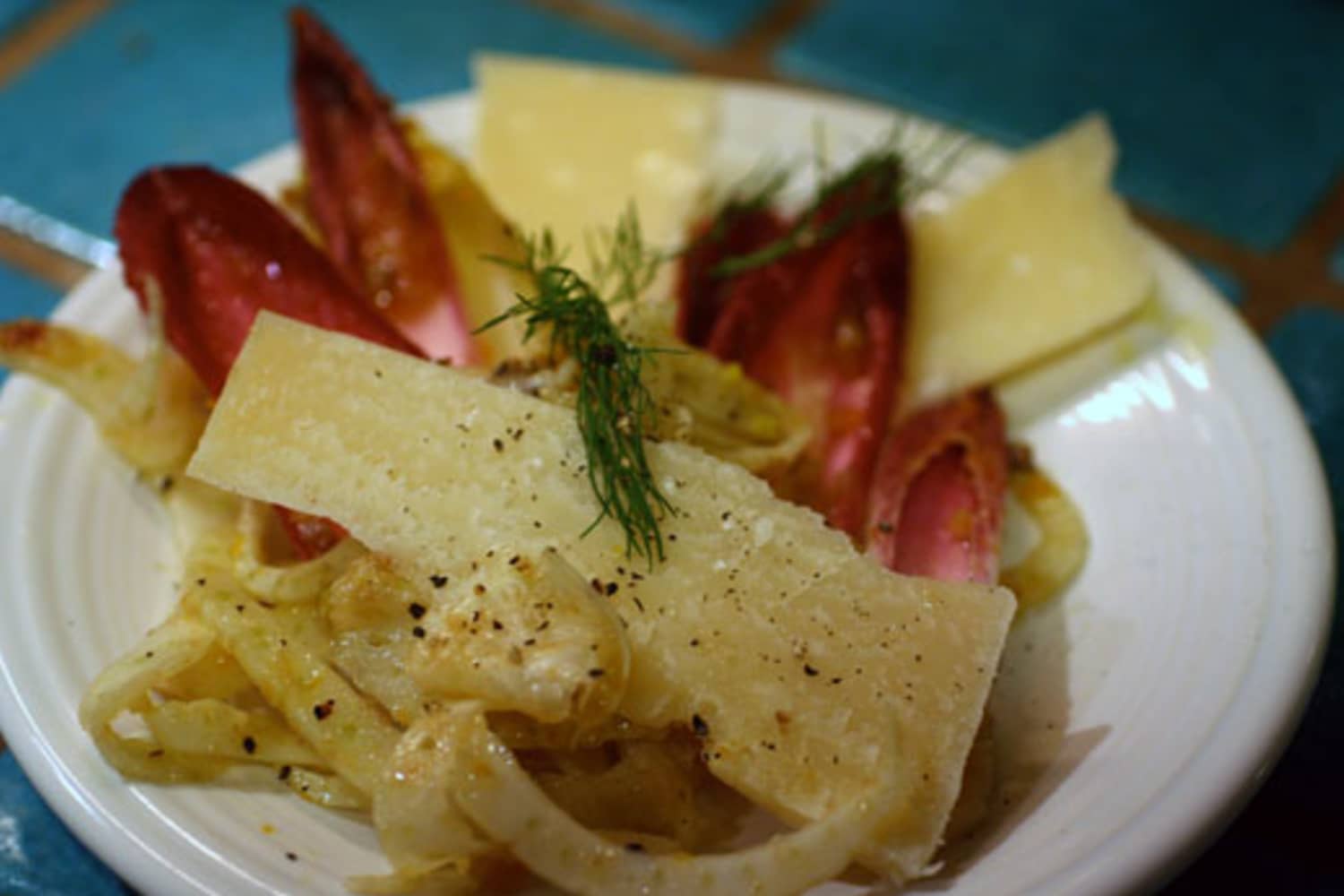 Recipe Endive, Fennel and Parmesan with Anchovy Date Dressing The Kitchn