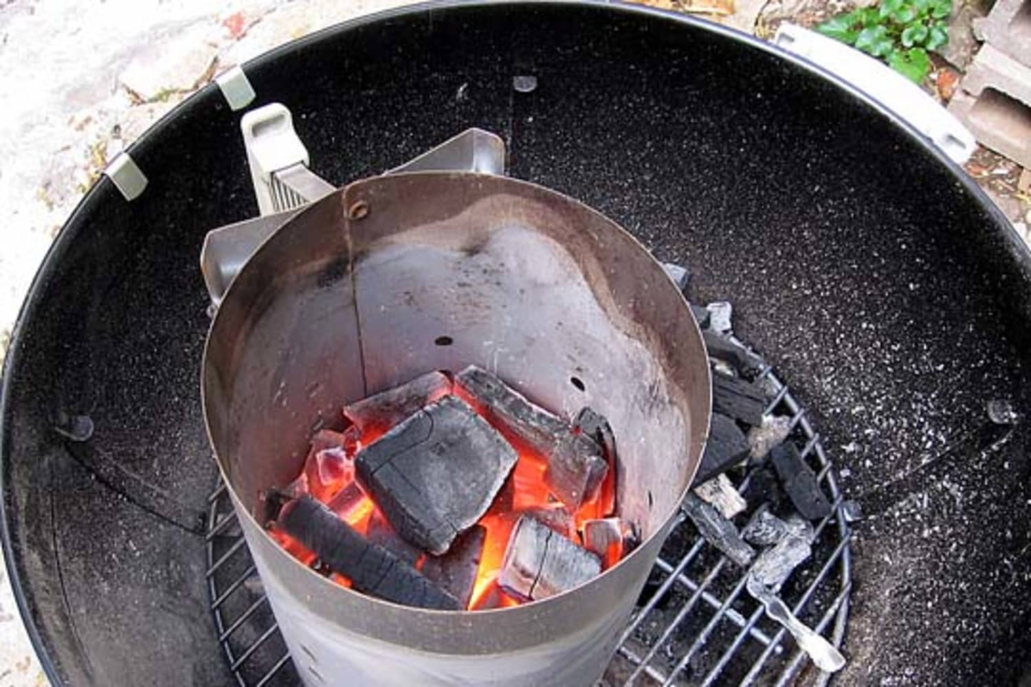 How to Use a Chimney to Light Charcoal The Kitchn