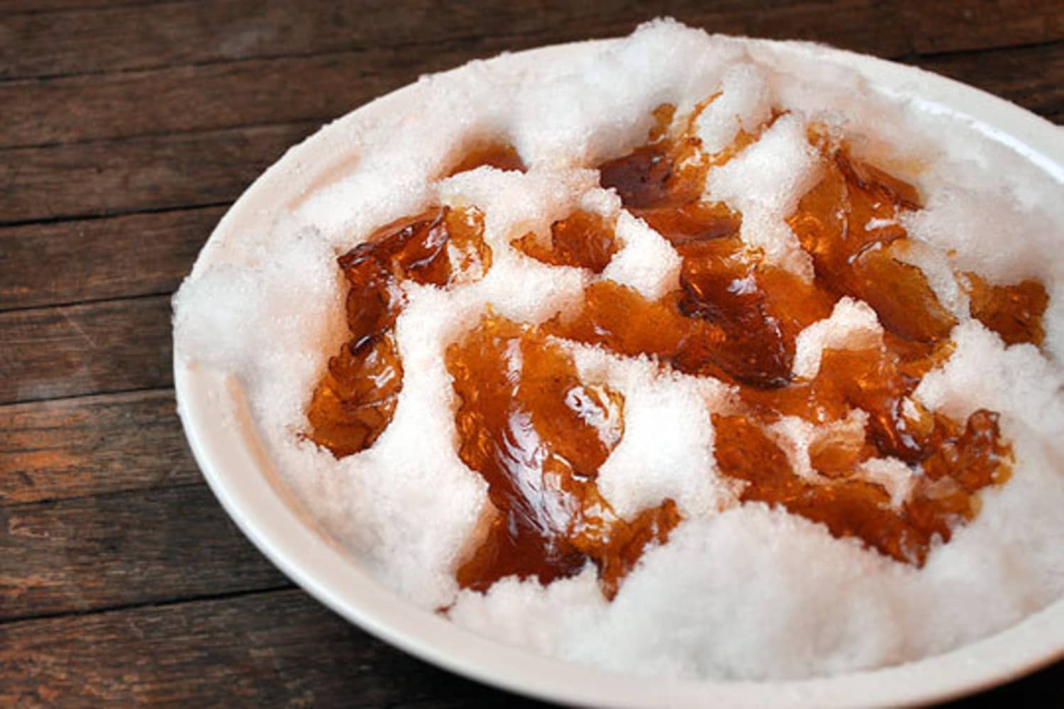 Snow Day Treat How To Make Maple Syrup Taffy The Kitchn