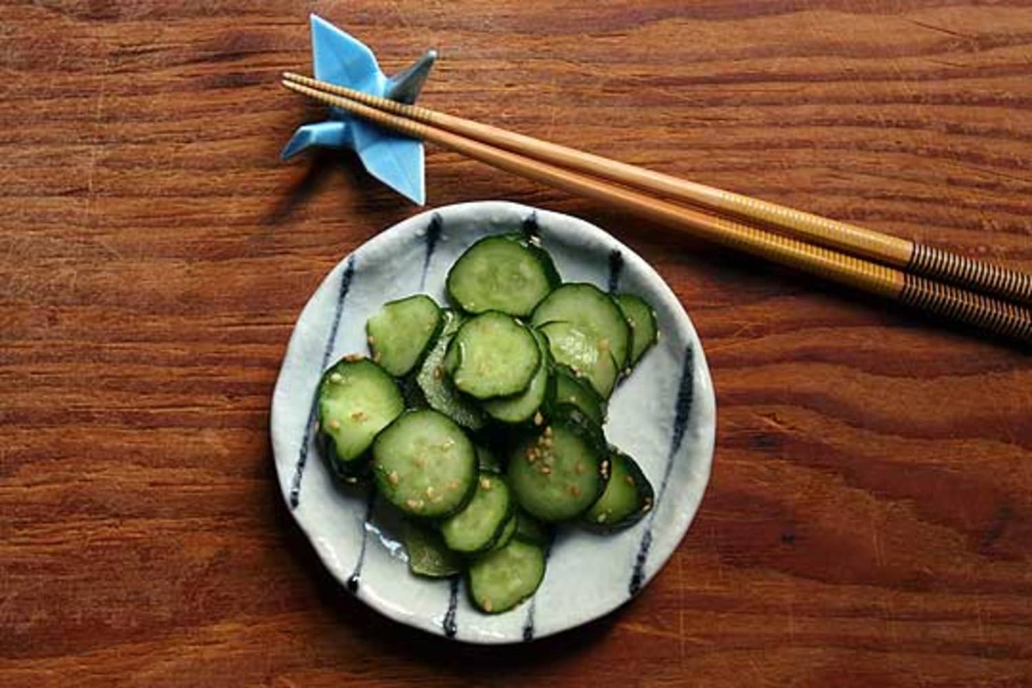 Japanese quick pickled cucumber recipe