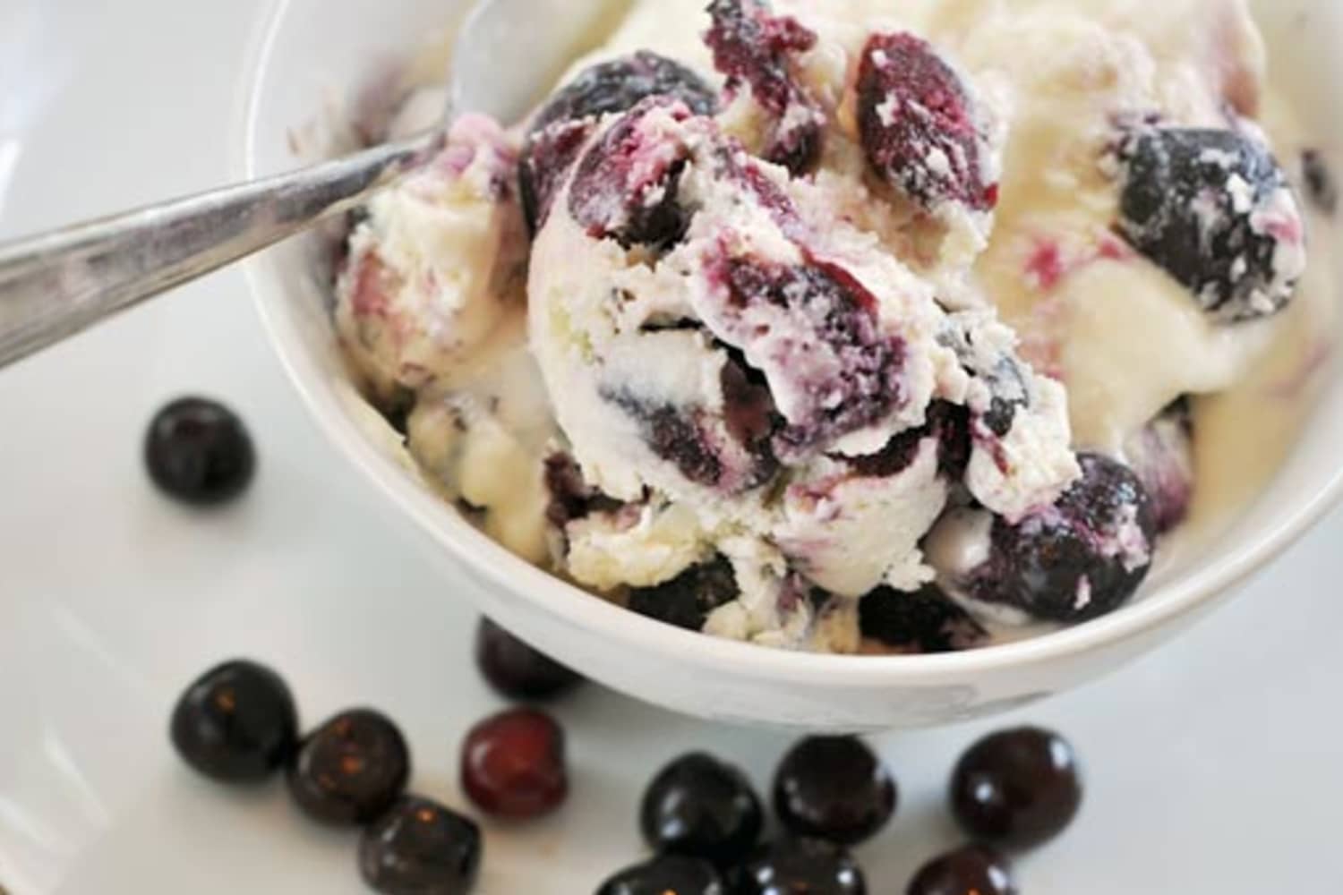Recipe Quick Coconut Ice Cream with Roasted Cherries The Kitchn