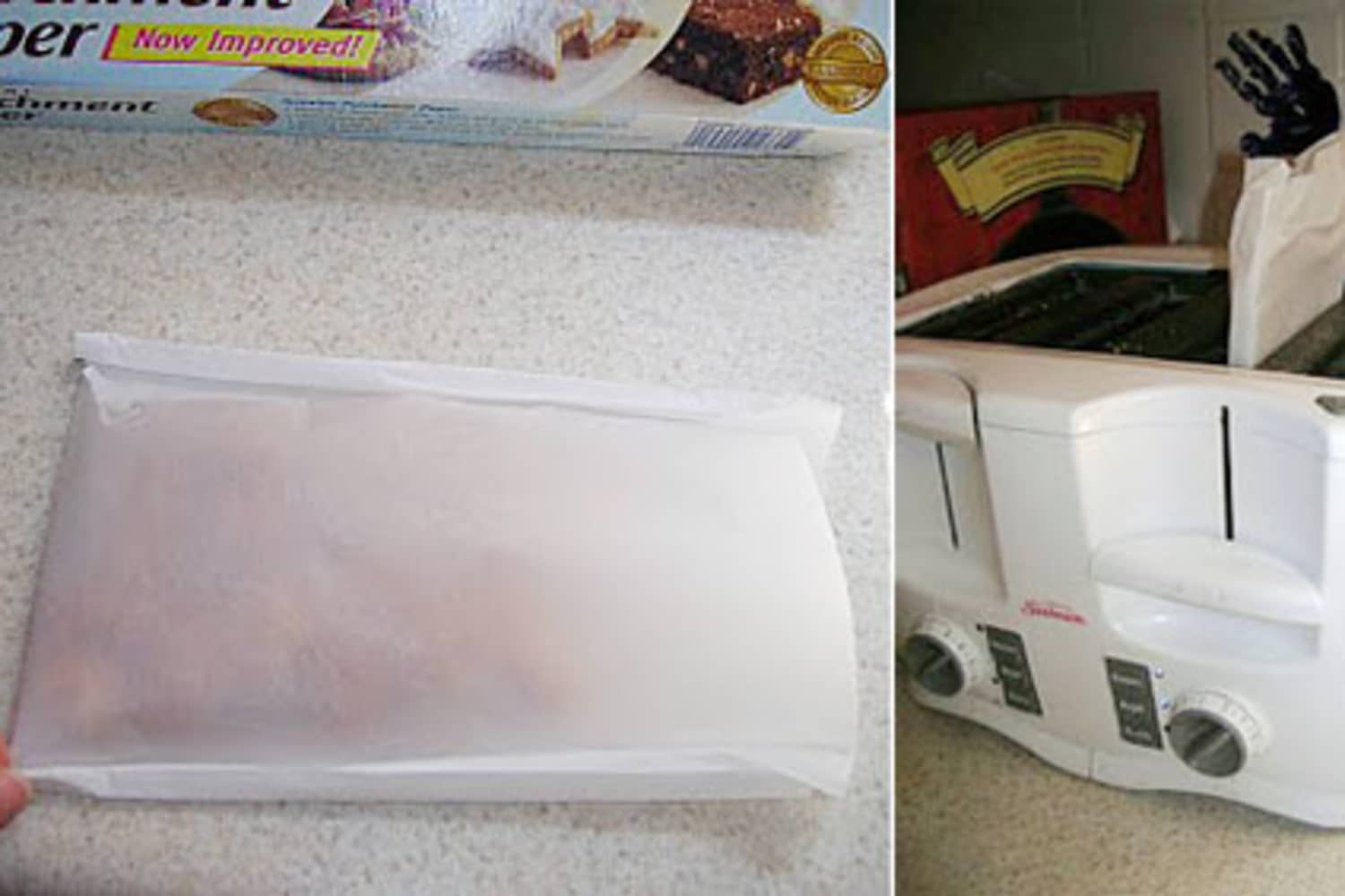 Kitchen Hack Make a Toaster Bag Out of Parchment Paper The Kitchn