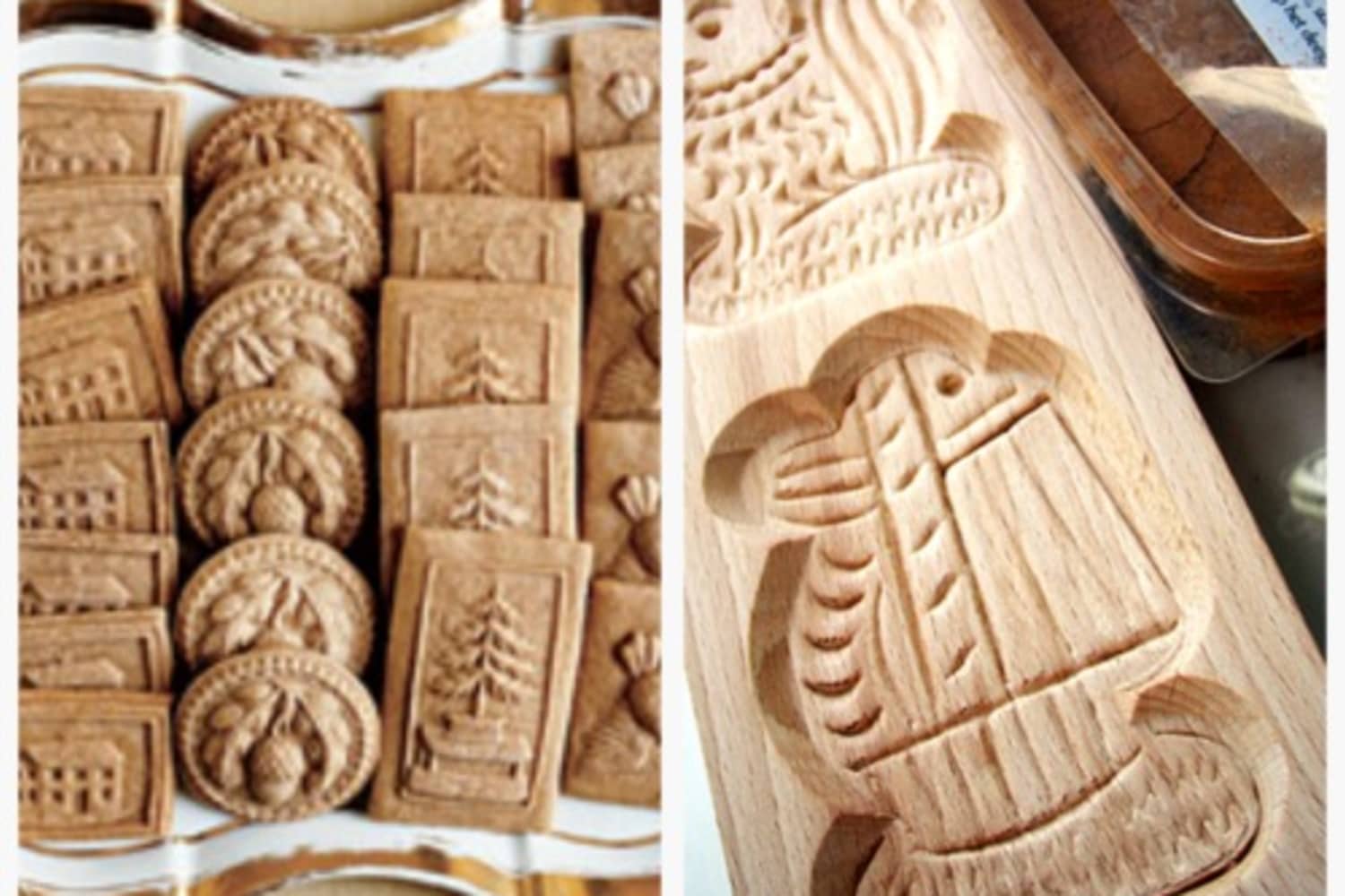 Cookie Mold Shortbread Mold Wooden Shortbread Mold(cat),11 Cookie