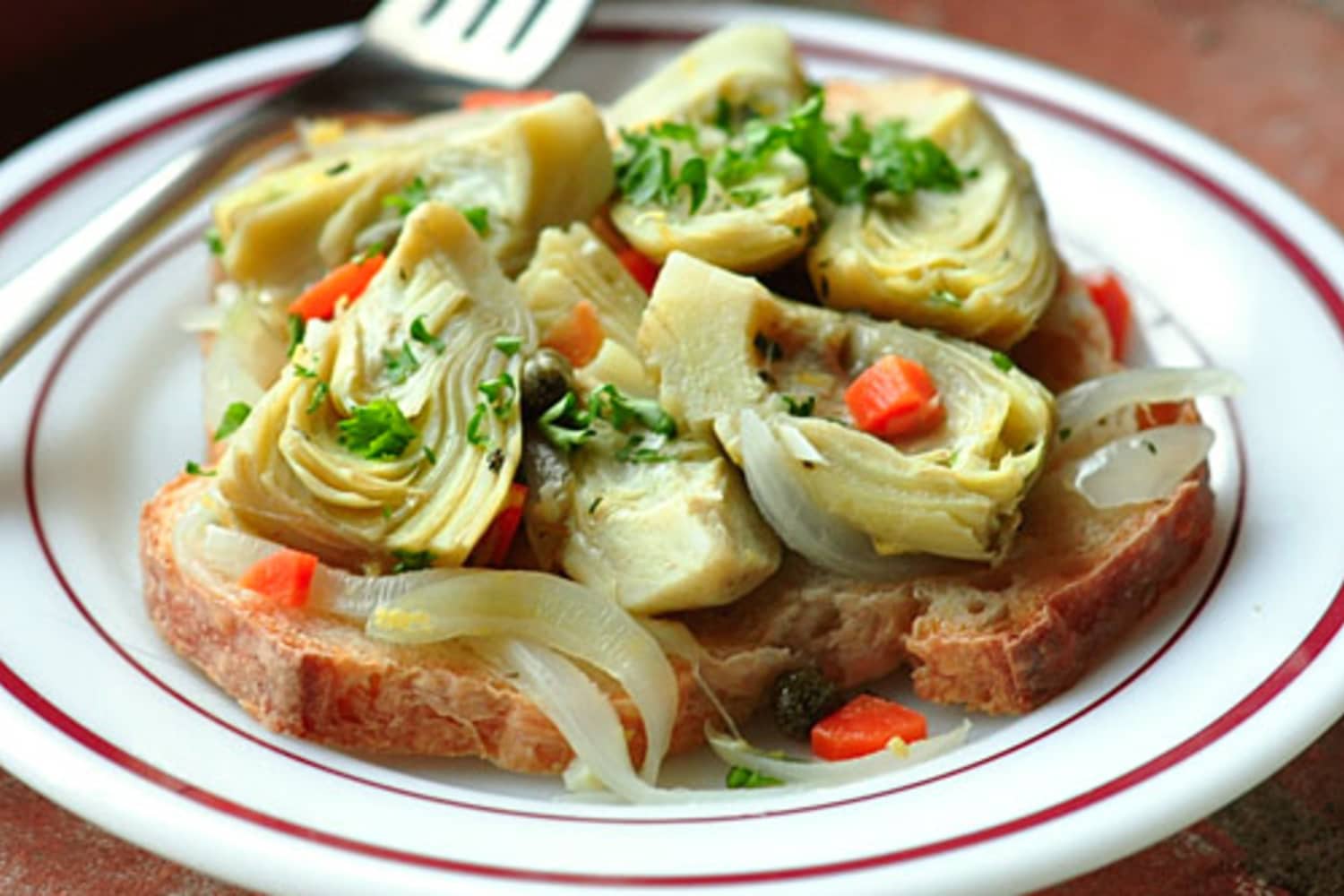 Vegan Recipe Quick and Tangy Artichoke Barigoule The Kitchn