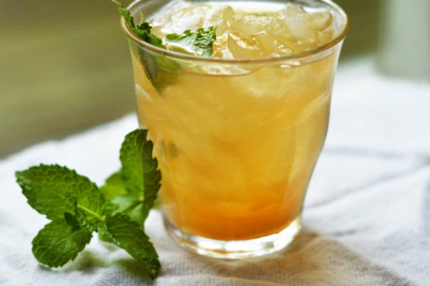 Iced Green Tea Elixir with Ginger & Lemon The Kitchn