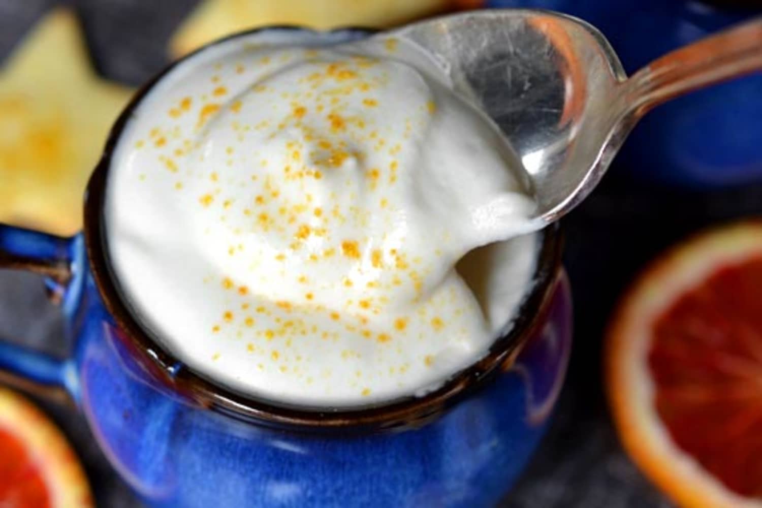 Easy Dessert Recipe Blood Orange Syllabub The Kitchn