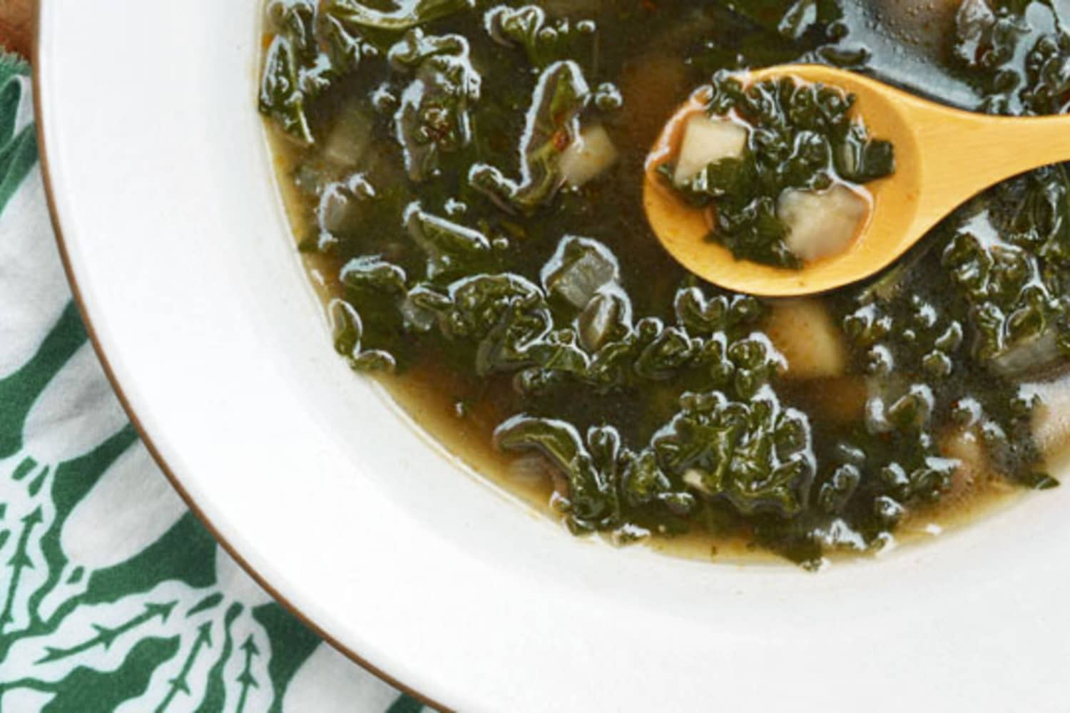 Vegetarian Recipe Kale and Potato Soup The Kitchn