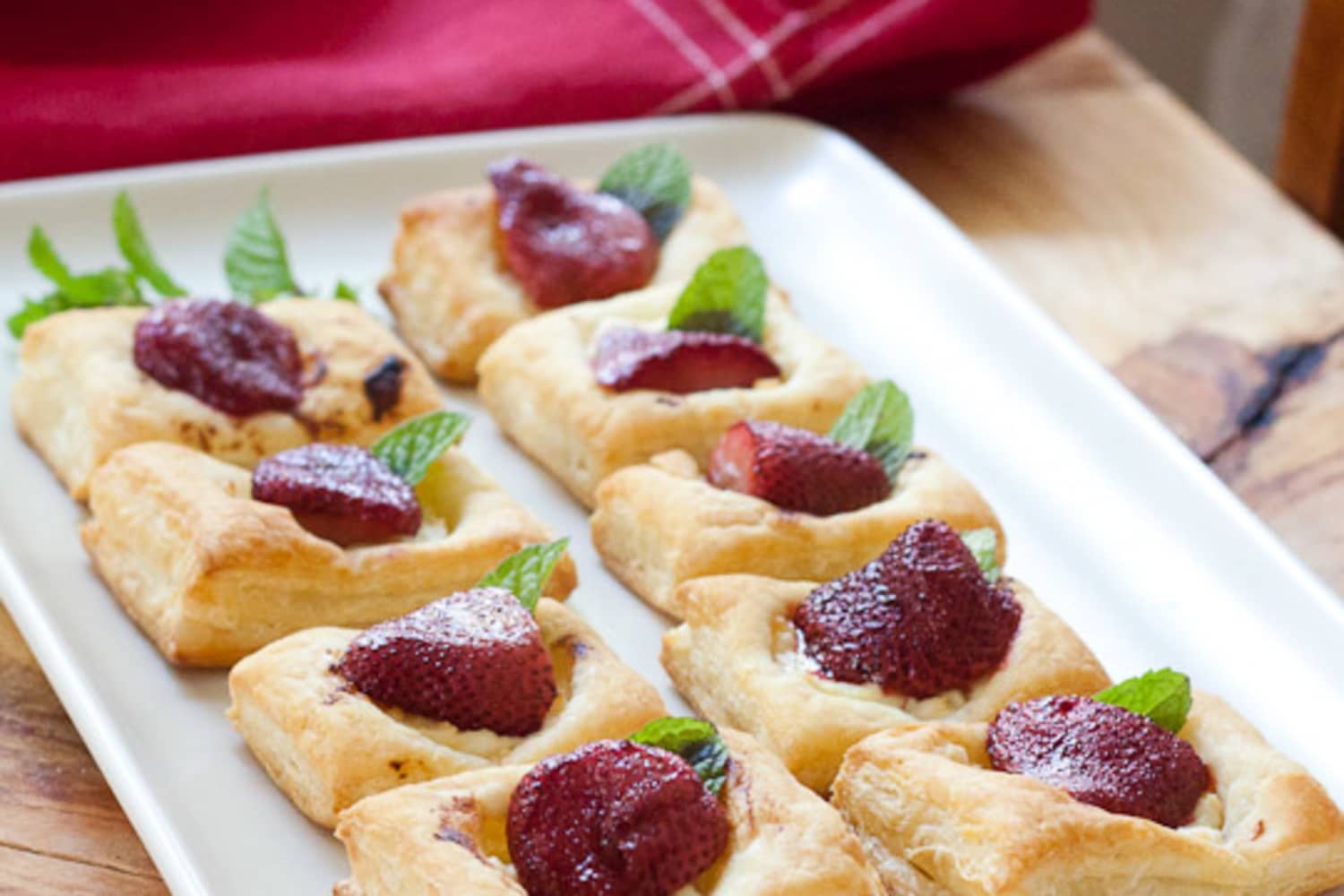 Easy Party Dessert Recipe Roasted Strawberry Goat Cheese Squares The