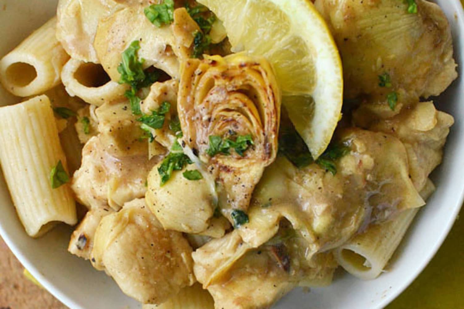 Recipe Chicken & Artichokes in Wine Sauce The Kitchn