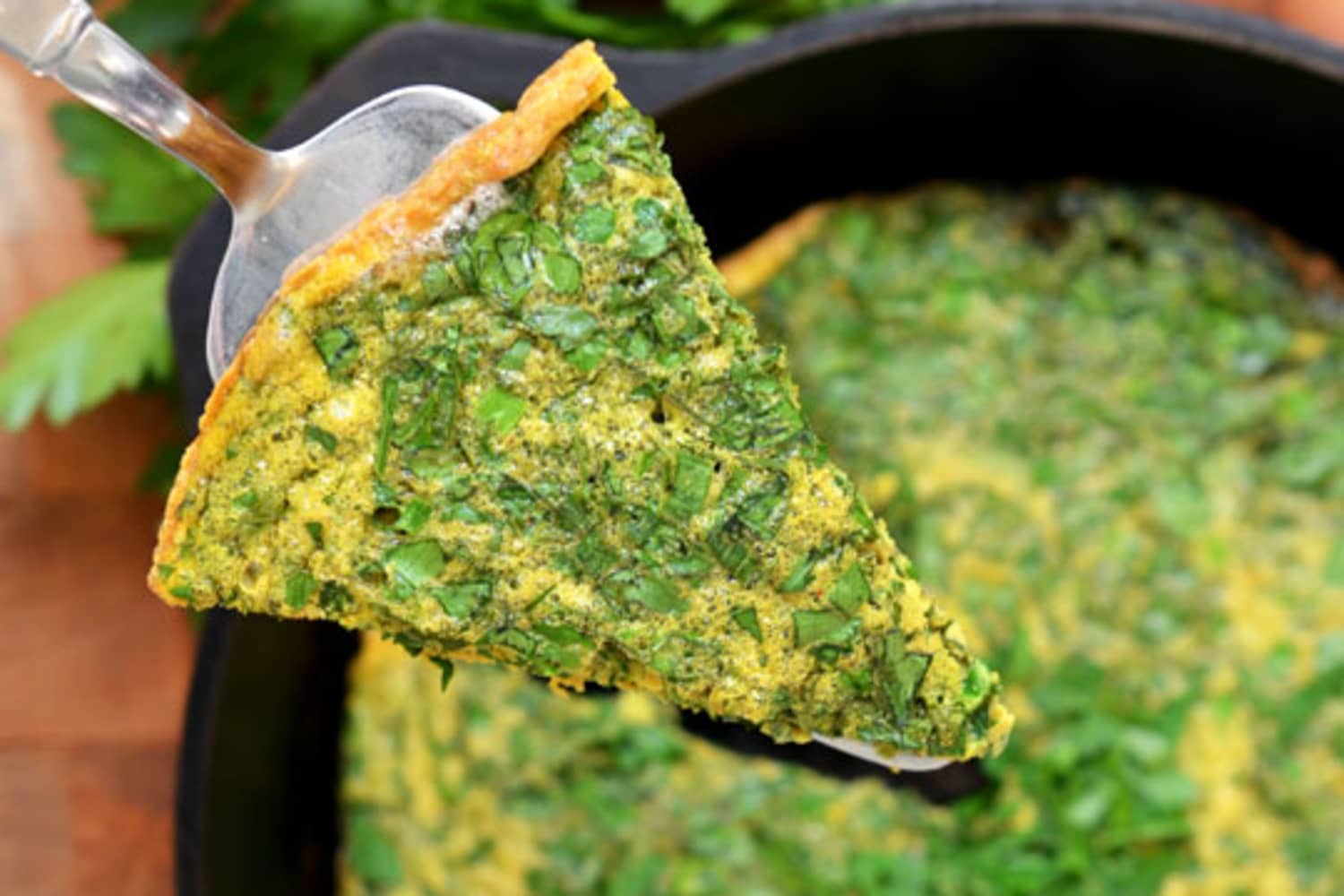 Recipe Kuku Sabzi (Persian Herb Frittata) The Kitchn