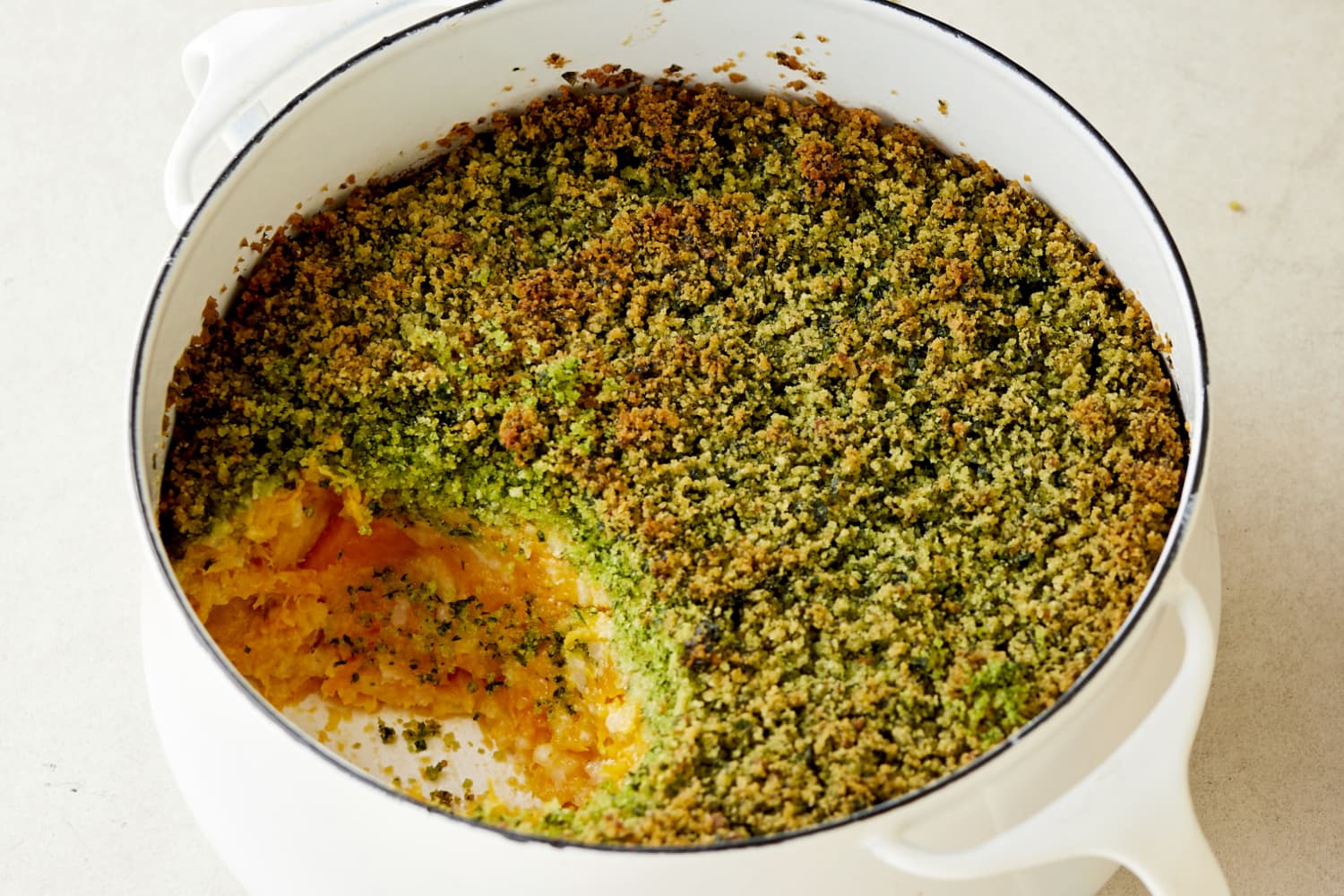Creamy Butternut Squash Casserole with Herbed Bread Crumbs The Kitchn