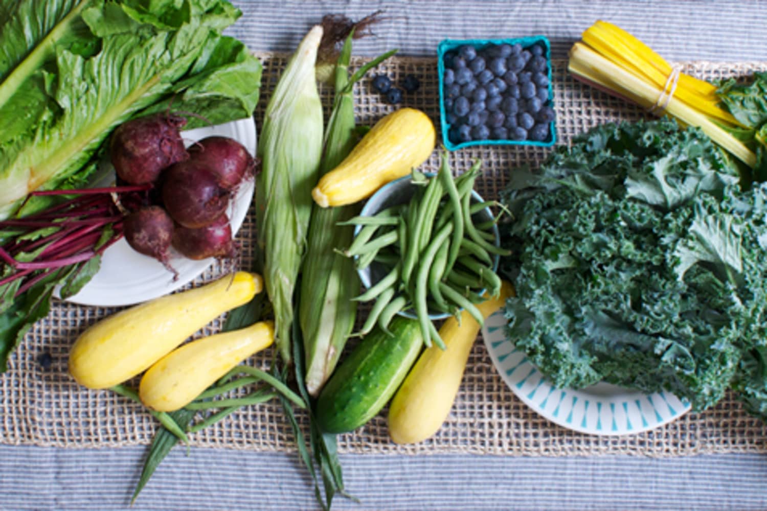 Finally! The First of The Season’s Corn, Green Beans, and Blueberries