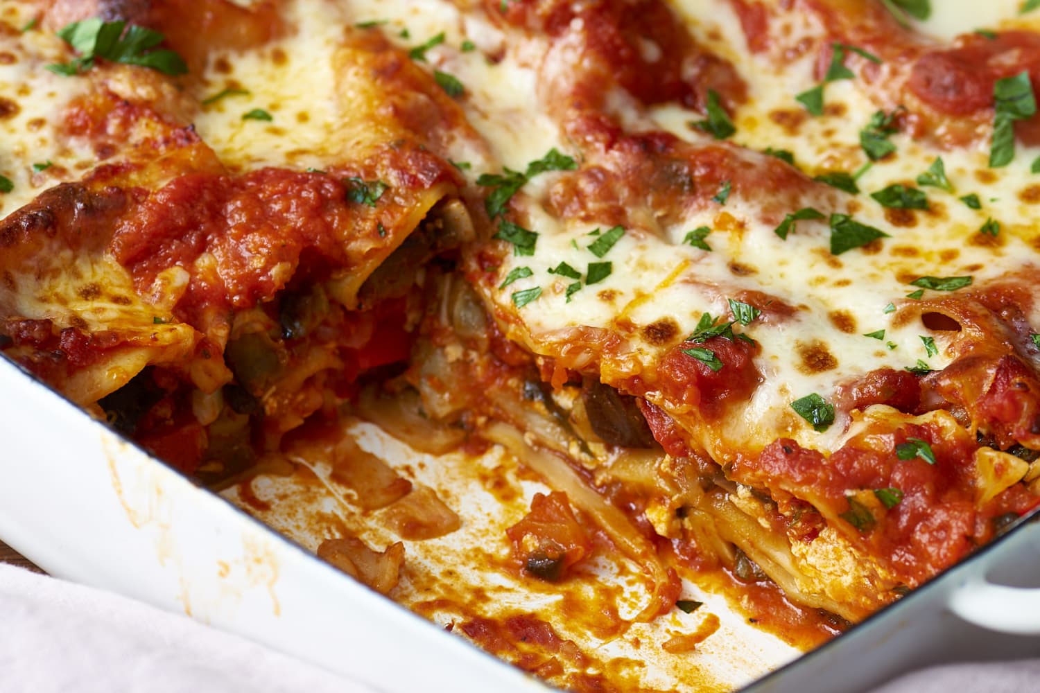 Cheesy Vegetarian Lasagna The Kitchn