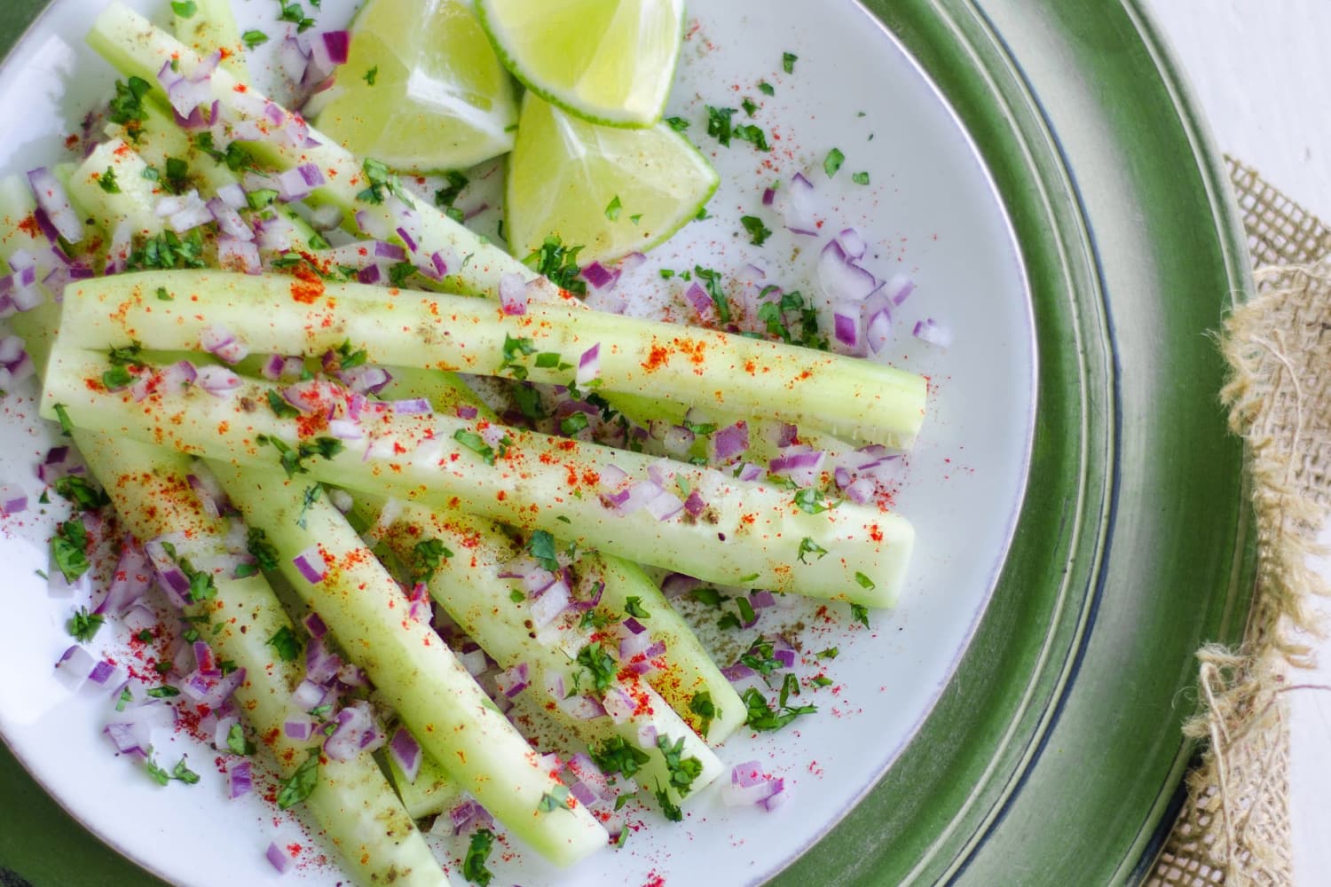 Recipe Spiced Cucumber Sticks with Chaat Masala The Kitchn