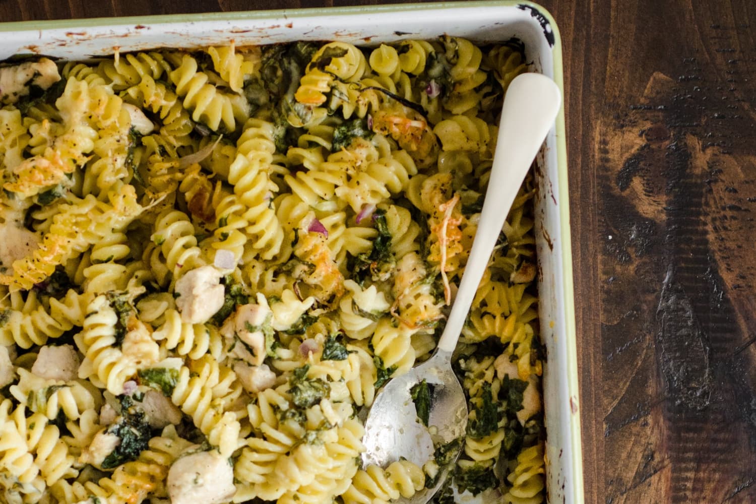 Recipe Chicken Pasta Bake with Spinach & Parmesan The Kitchn