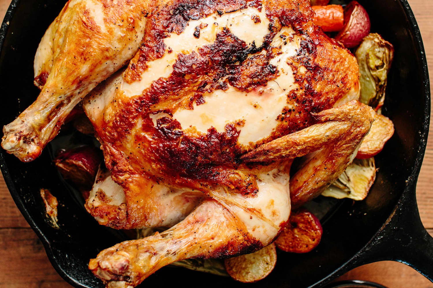 Recipe Roast Chicken with Fennel, Carrots, and Gremolata The Kitchn