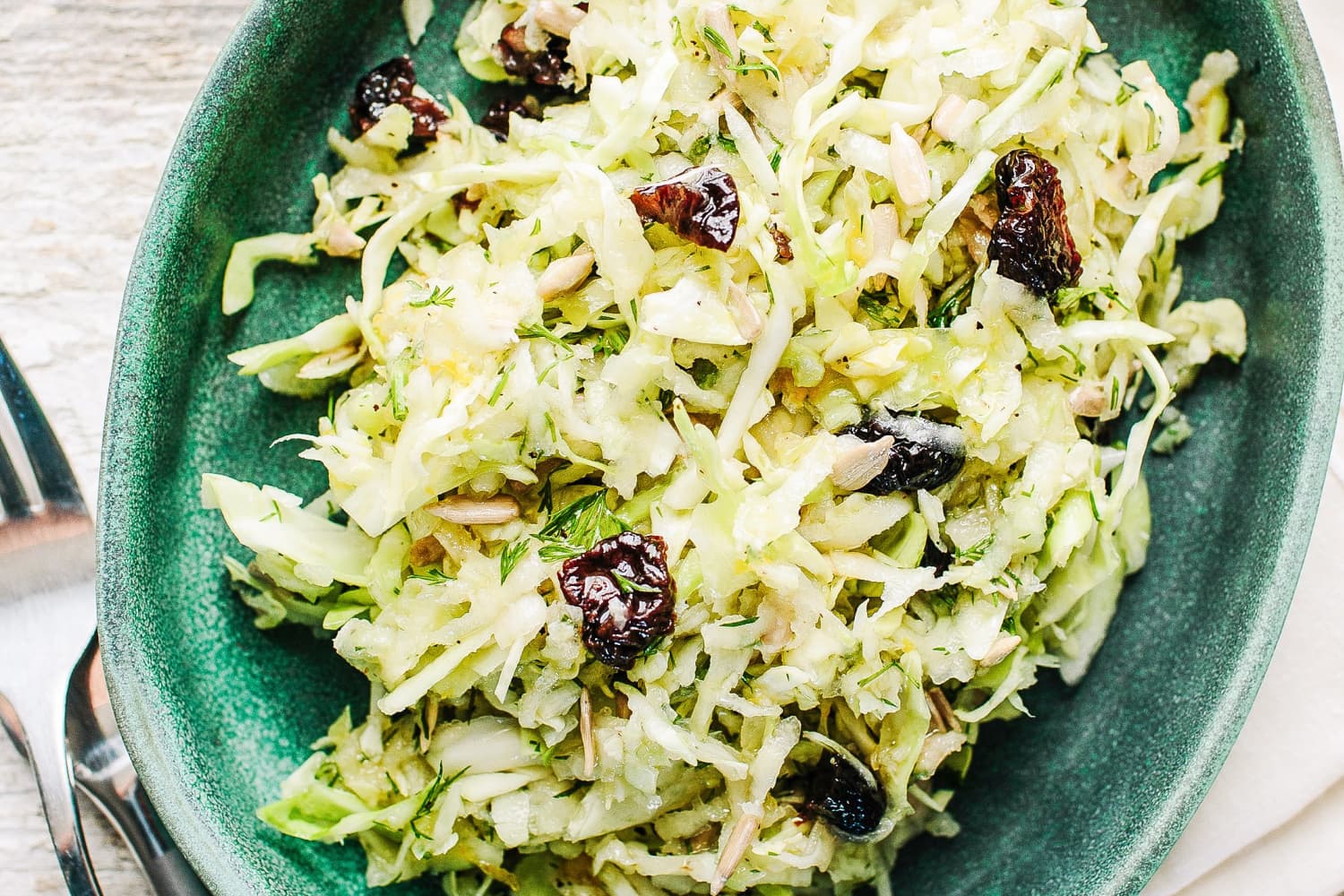Recipe Kohlrabi and Cabbage Salad with Maple Lemon Dressing The Kitchn