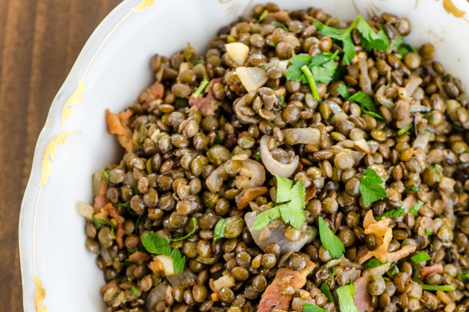 Warm Lentil Salad Recipe (With Bacon and Herbs) The Kitchn