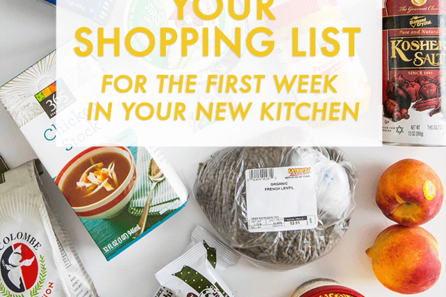 Grocery Store Shopping List Essentials Kitchn
