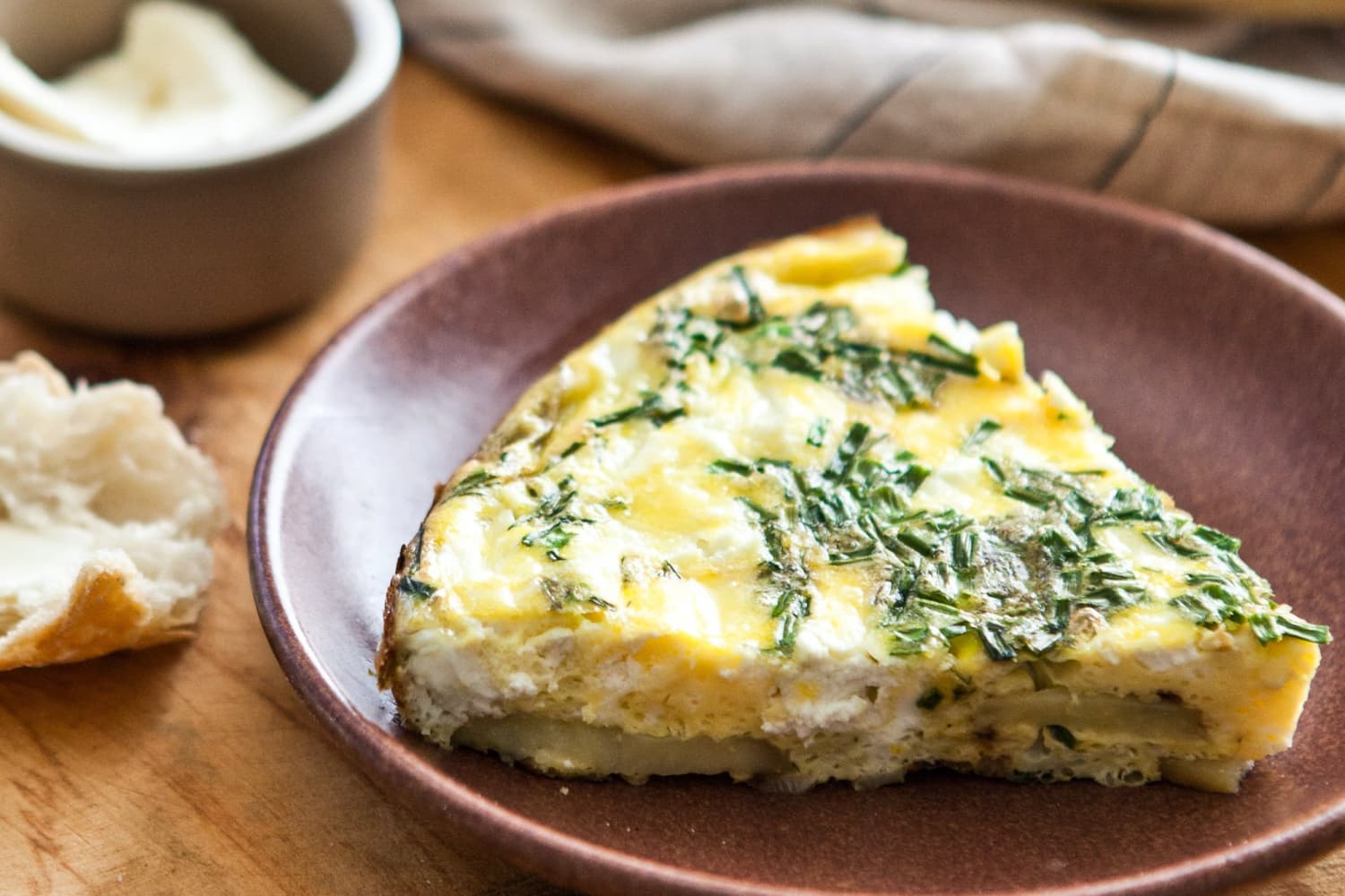 Recipe Fresh Herb, Potato, and Goat Cheese Frittata The Kitchn
