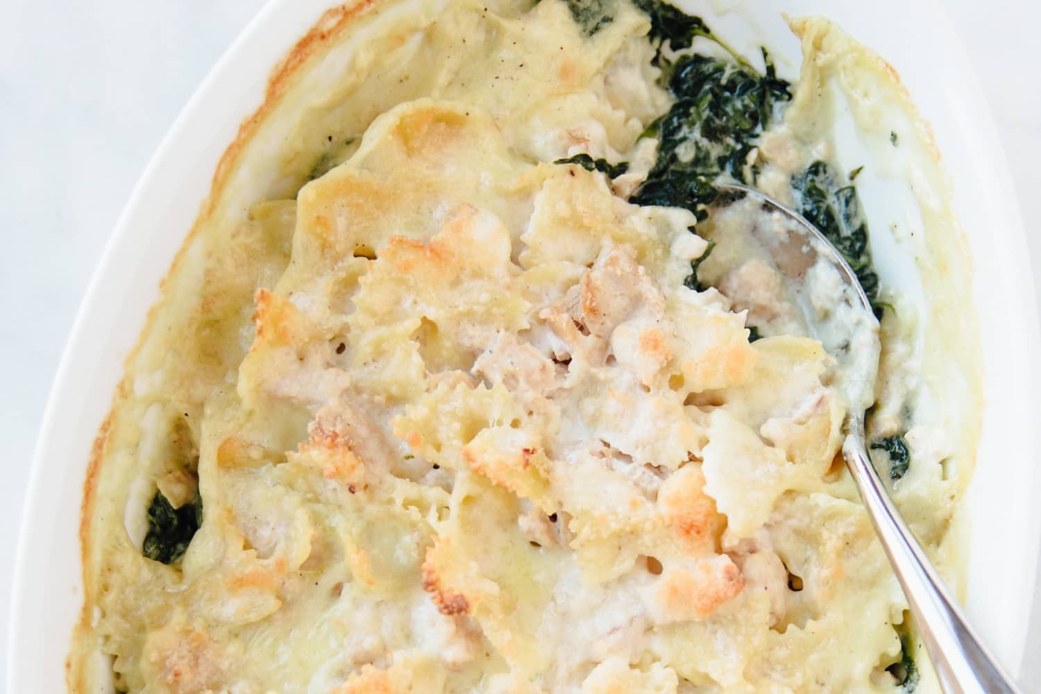Recipe Jacques Pépin’s Pasta Gratin with Fish and Spinach The Kitchn