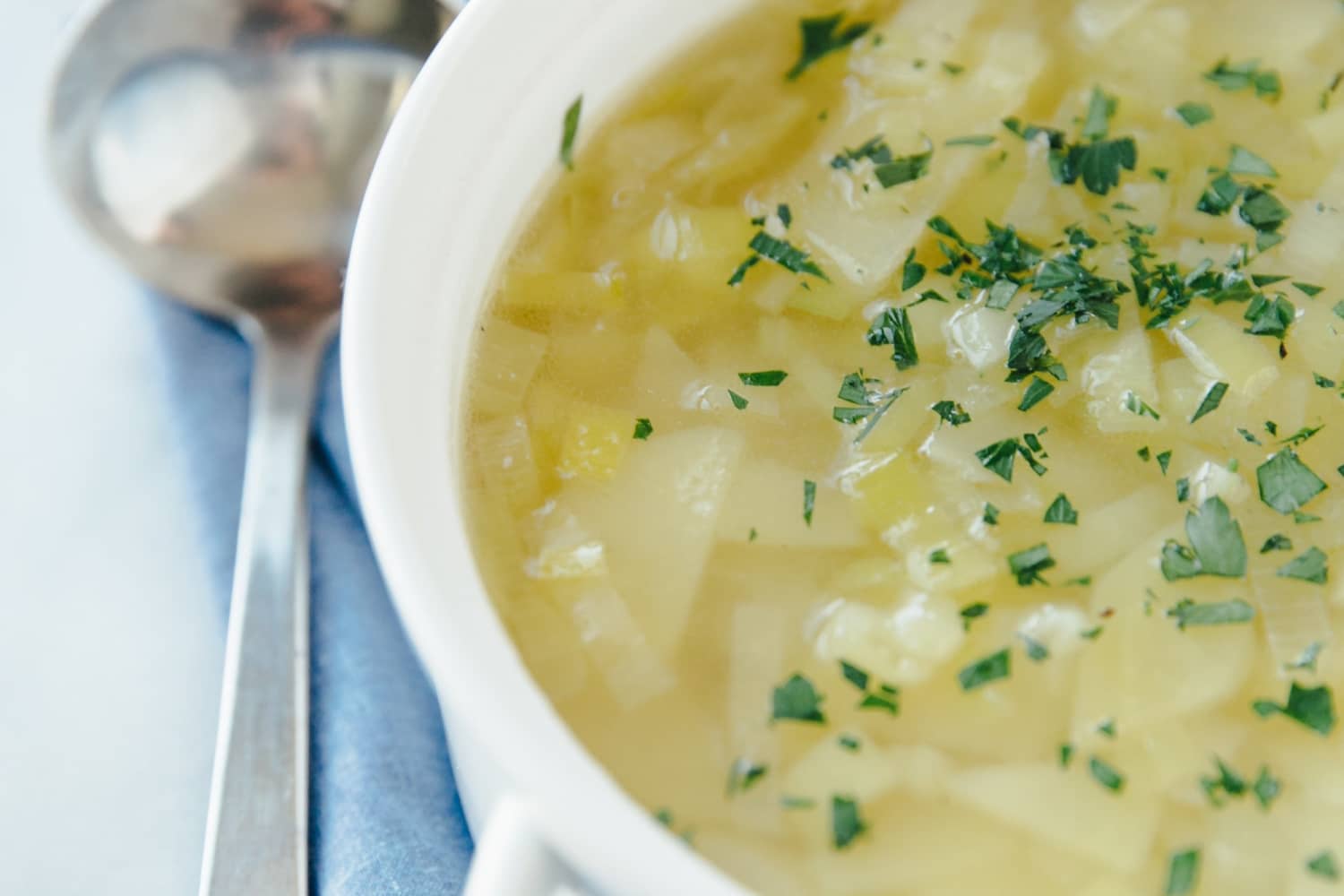 Recipe Jacques Pépin’s Rustic Leek and Potato Soup The Kitchn