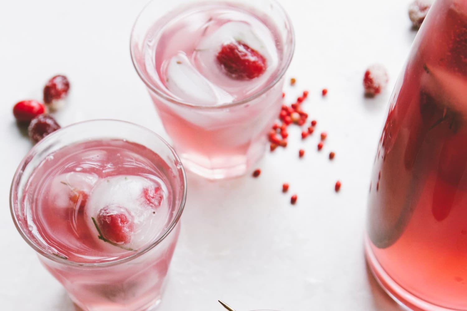 Boxed Wine Pitcher Cocktails Rosé, Gin & Pink Peppercorn Cocktail