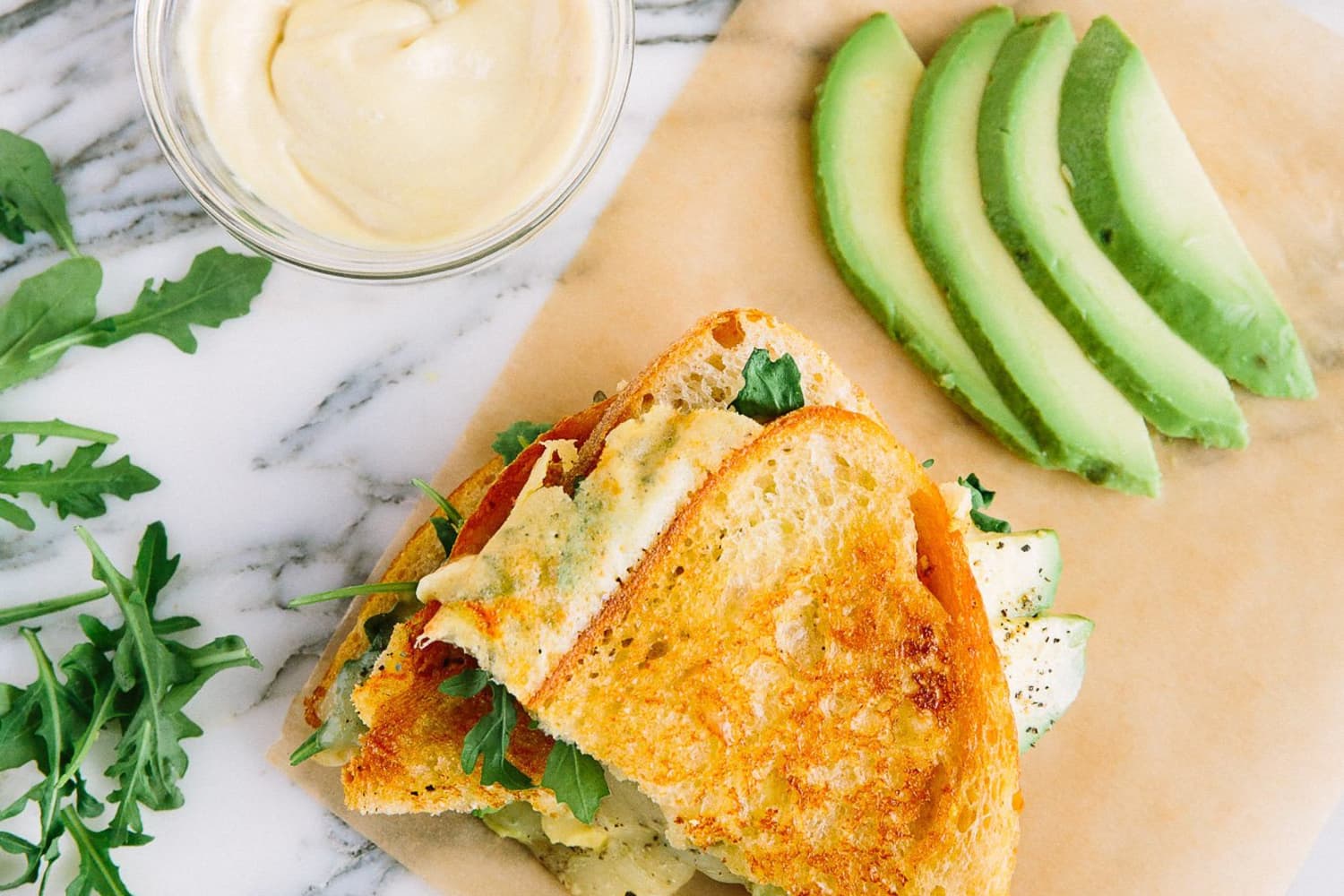 Recipe Muenster and Avocado Grilled Cheese The Kitchn