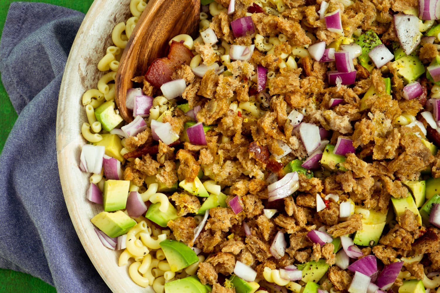 Recipe Avocado and Bacon Macaroni Salad The Kitchn