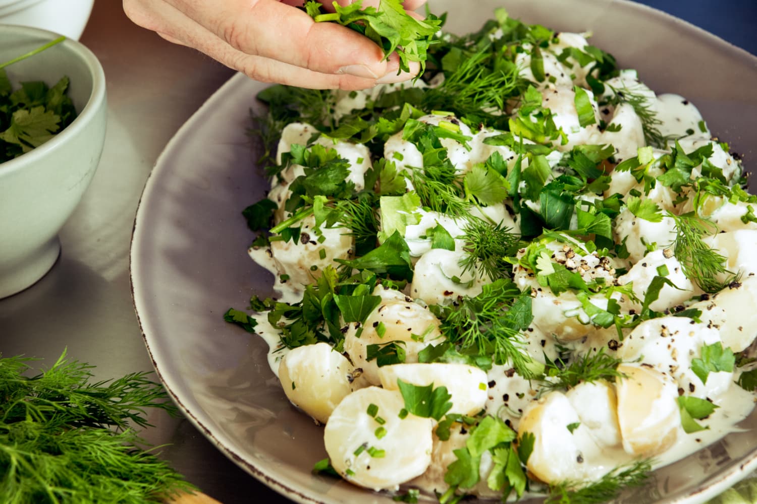 Recipe Buttermilk Ranch Potato Salad The Kitchn