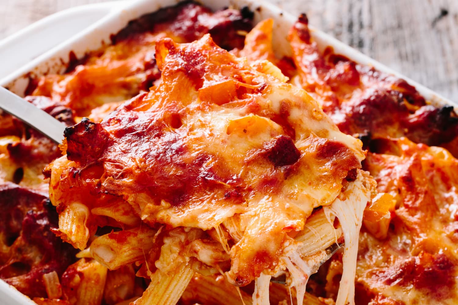 Recipe: Italian Sausage and Peppers Baked Ziti | The Kitchn