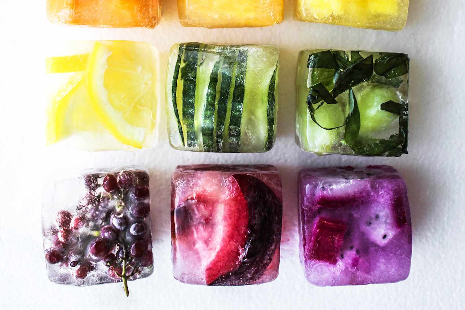 A Rainbow of Ice Cubes | The Kitchn