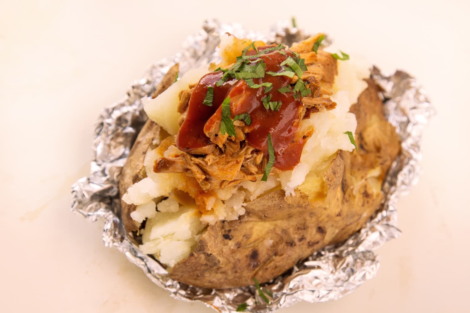 Baked Potato Stuffed with Barbecue Pulled Pork The Kitchn
