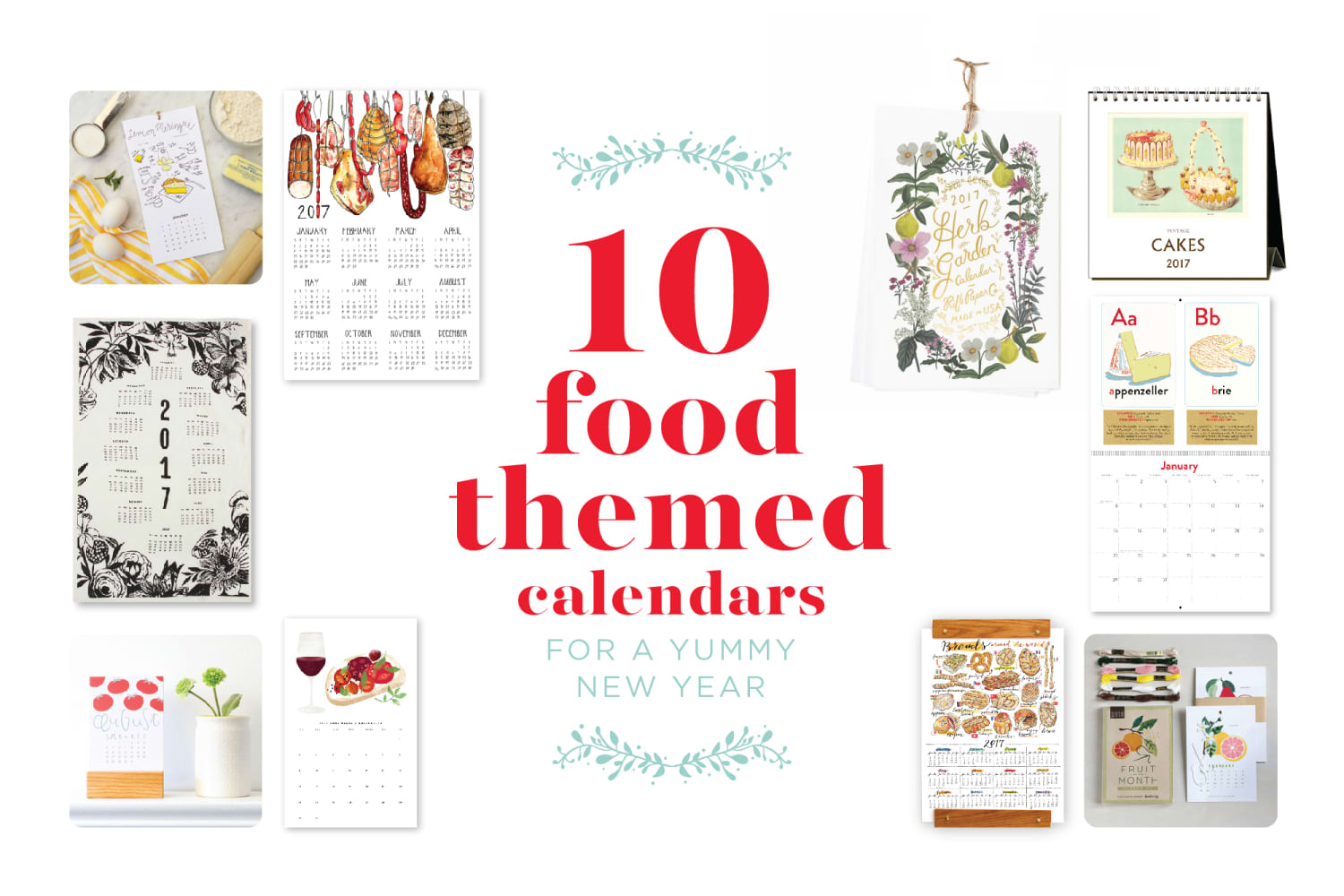 10 FoodThemed Calendars for a Yummy New Year The Kitchn