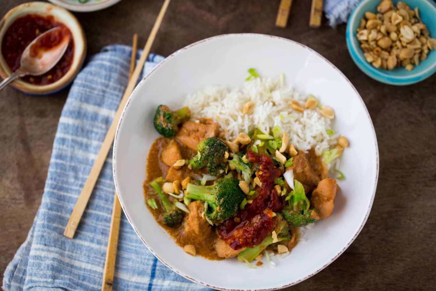 Recipe Creamy SlowCooker Peanut Chicken and Broccoli The Kitchn
