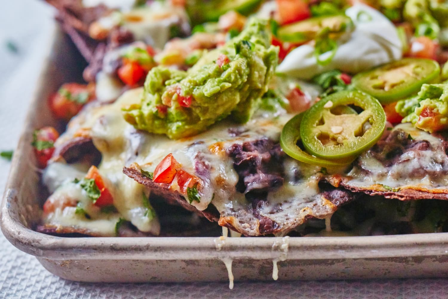 Recipe Loaded Veggie and Black Bean Nachos The Kitchn