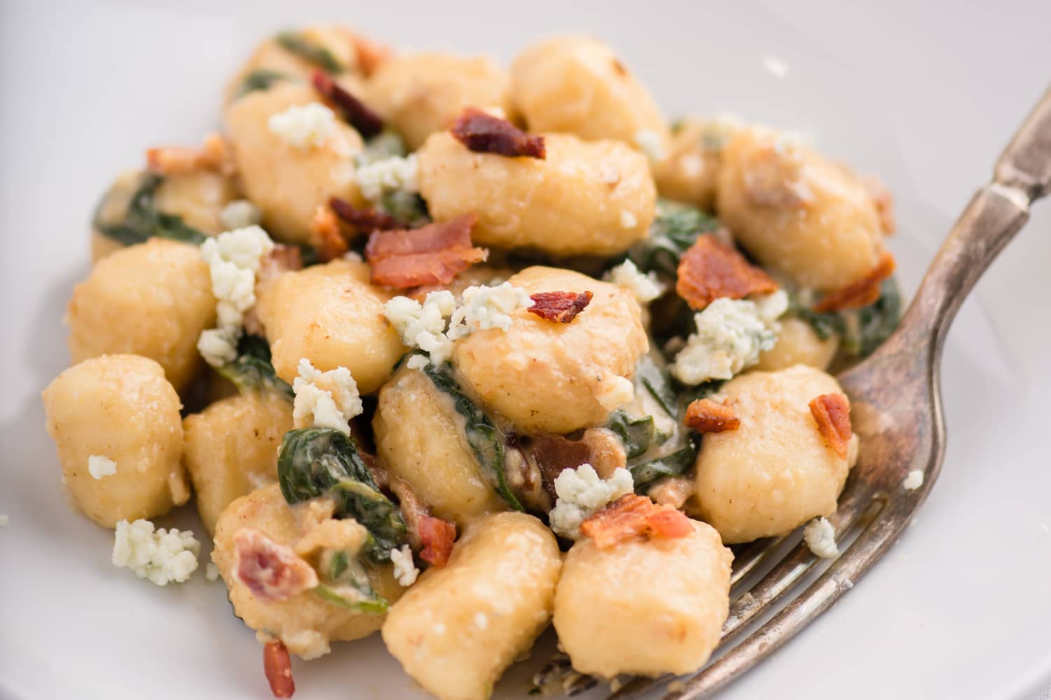 Recipe Gnocchi with Spinach, Bacon, and Blue Cheese The Kitchn