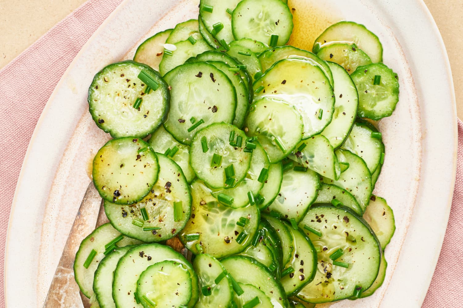 Tangy Cucumber Salad Recipe (QuickPickled) The Kitchn