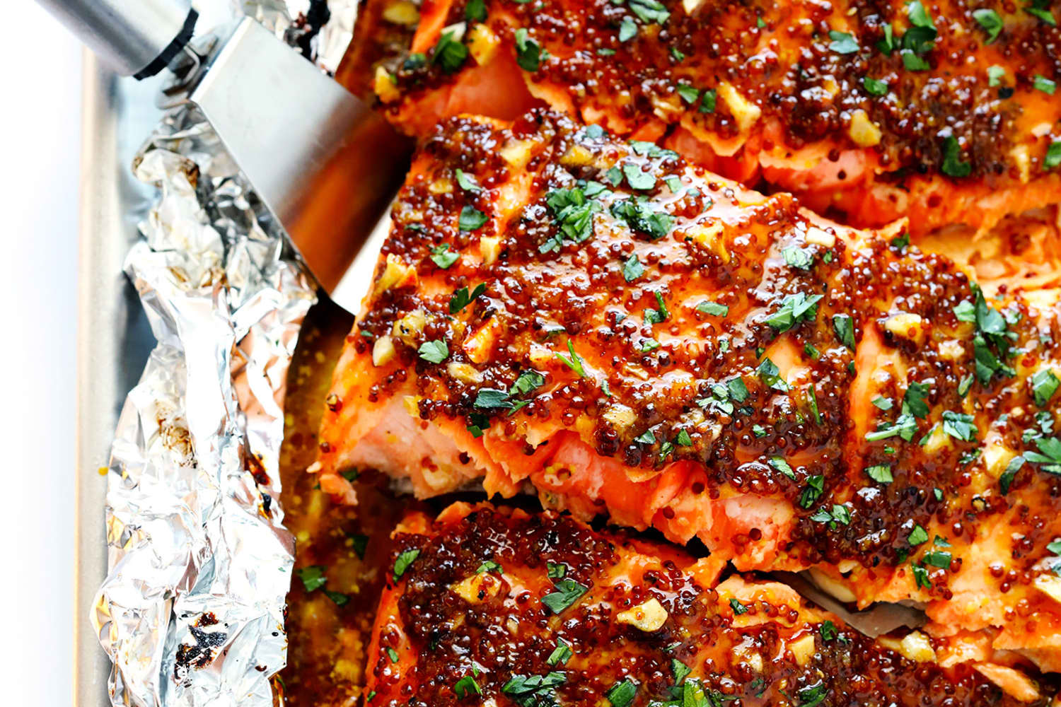 Gimme Some Oven's Honey Mustard Salmon in Foil The Kitchn