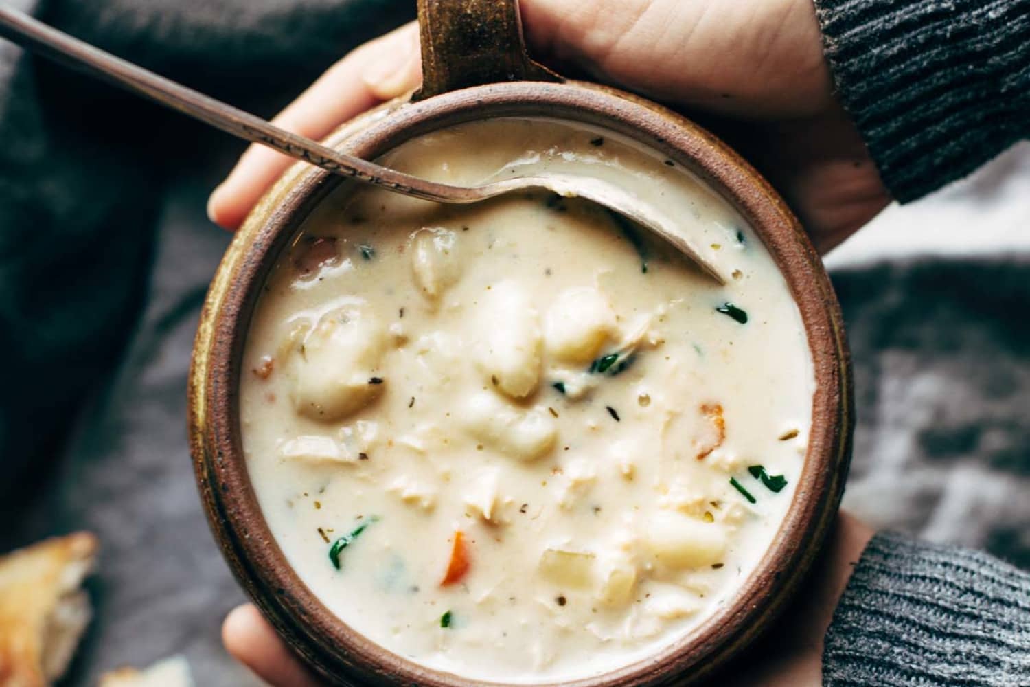This Creamy Slow Cooker Chicken Soup Is Like a Warm Hug The Kitchn