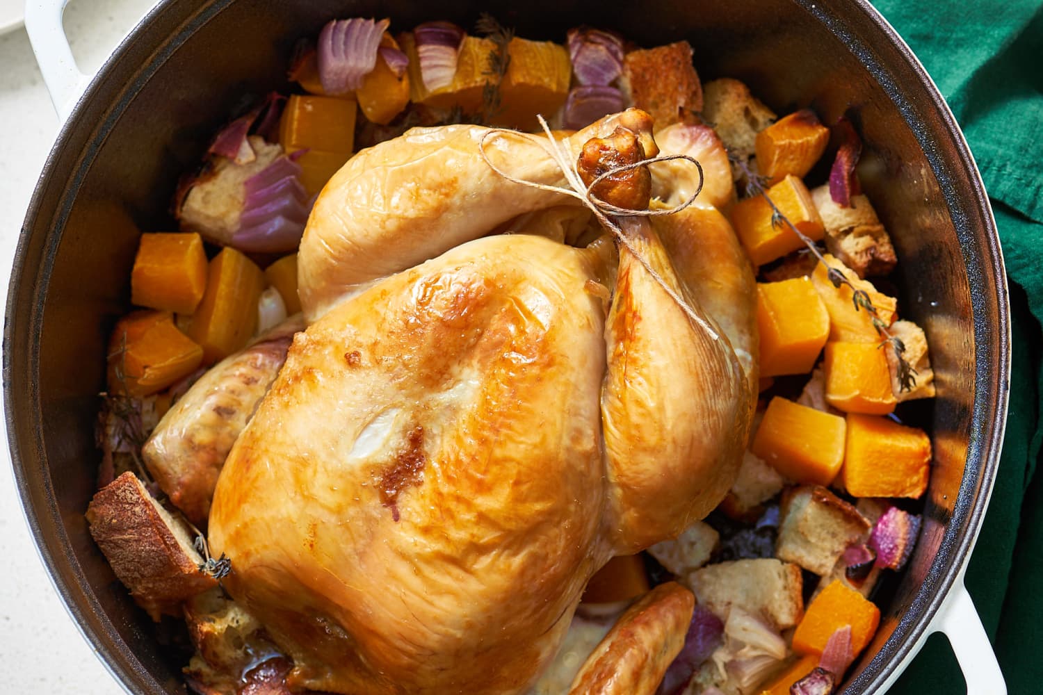 A Whole Roasted Chicken Dinner in a Dutch Oven The Kitchn