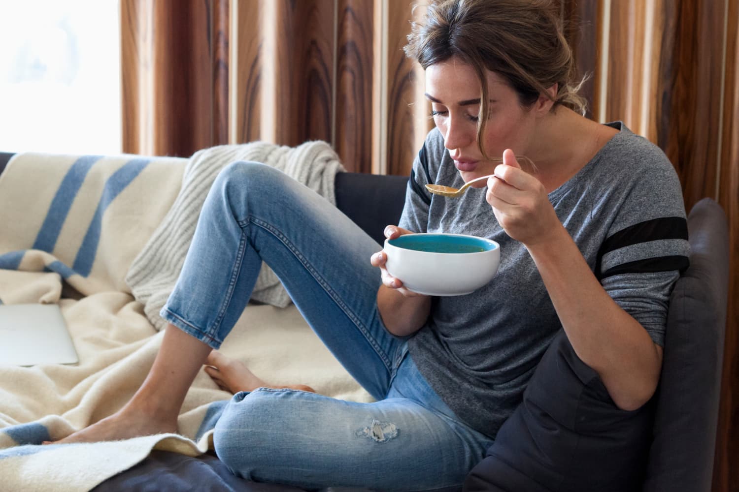 Here's Why I Eat on the Couch Almost Every Night The Kitchn